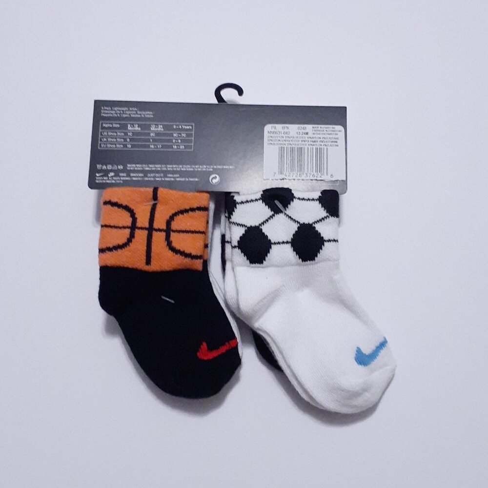 Nike 6 Pairs Authentic Nike Reinforced Opening Lightweight Ankle Socks